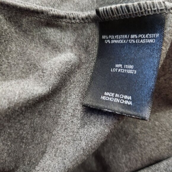 32 Degrees Heat Gray Long Sleeve Hooded Performance Shirt Size L - Picture 6 of 13